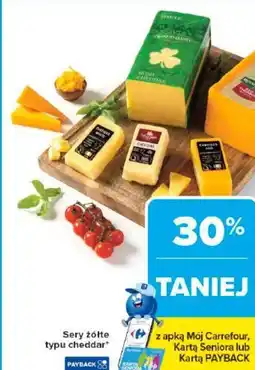 Sery żółte typu cheddar