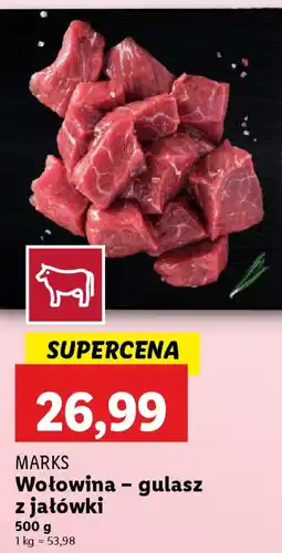 Lidl Marks wołowina - gulasz z jałówki oferta