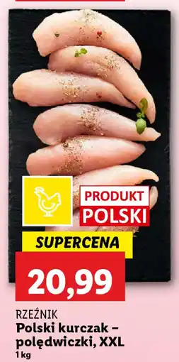 Lidl Rzeźnik polski kurczak - polędwiczki, xxl oferta