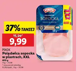 Lidl Pikok polędwica sopocka w plastrach, xxl oferta
