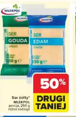 Carrefour Market Ser żółty Mlekpol oferta