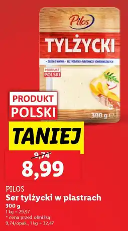 Lidl Pilos ser tylżycki w plastrach oferta
