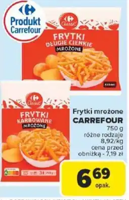 Carrefour Market Frytki mrożone Carrefour oferta