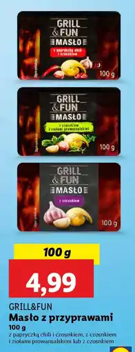 Lidl Grill&fun masło z przyprawami oferta