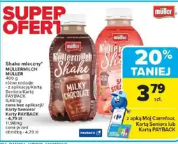 Carrefour Market Shake mleczny Müllermilch oferta