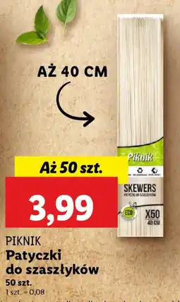 Lidl Piknik patyczki do szaszłyków oferta