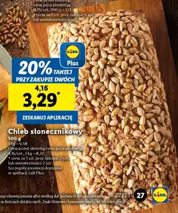 Lidl Chleb słonecznikowy oferta