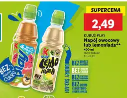 Lidl Kubus play napój owocowy lub lemoniada oferta