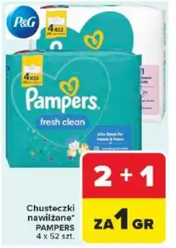 Carrefour Market Chusteczki nawilżane Pampers oferta