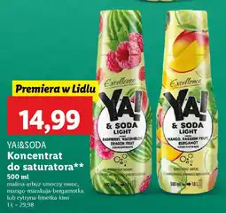 Lidl Ya!&soda koncentrat do saturatora oferta