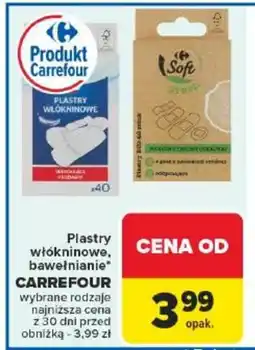 Carrefour Market Plastry włókninowe, bawełniane Carrefour oferta