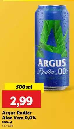 Lidl Argus Radler Aloe Vera 0,0% oferta