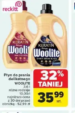 Carrefour Market Płyn do prania delikatnego Woolite oferta