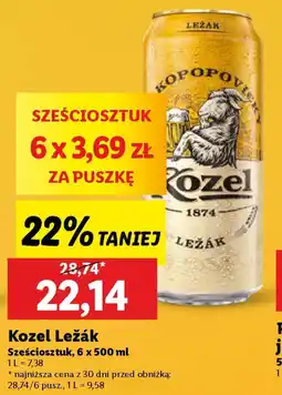 Lidl Kozel ležák oferta