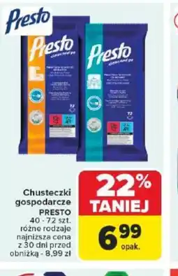 Carrefour Market Chusteczki gospodarcze Presto oferta