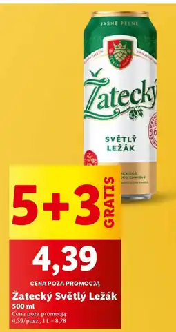 Lidl Žatecký Světlý ležák oferta