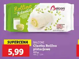 Lidl Balconi ciastka rollino pistacjowe oferta