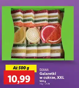 Lidl Diana galaretki w cukrze, xxl oferta