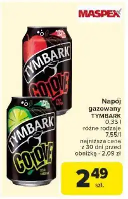 Carrefour Market Napój gazowany Tymbark oferta