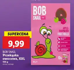 Lidl Bob snail przekąska owocowa, xxl oferta