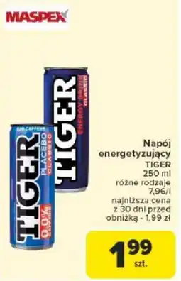 Carrefour Market Napój energetyzujący Tiger oferta