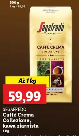 Lidl Segafredo caffè crema collezione, kawa ziarnista oferta