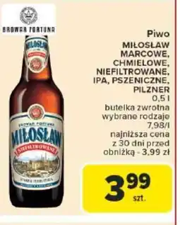 Carrefour Market Piwo Miłosław oferta