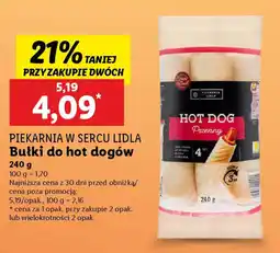 Lidl Piekarnia w sercu lidla bułki do hot dogów oferta