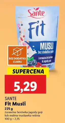 Lidl Sante fit musli oferta