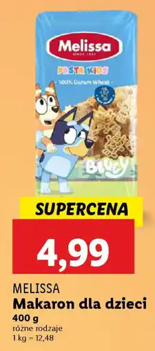 Lidl Melissa makaron dla dzieci oferta