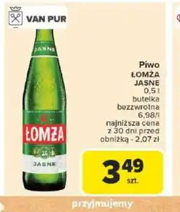 Carrefour Market Piwo Lomża Jasne oferta