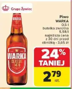 Carrefour Market Piwo Warka oferta