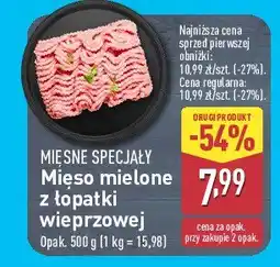 ALDI Mięso mielone z łopatki Mięsne specjały zawsze świeże (aldi) oferta