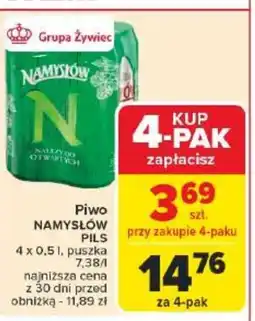 Carrefour Market Piwo Namysłów Pils oferta