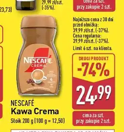 Kawa Nescafe crema