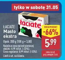 ALDI Masło ekstra Łaciate oferta