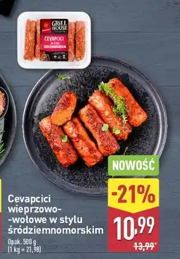 ALDI Cevapcici w stylu śródziemnomorskim Sokołów grill house oferta