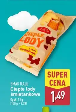 ALDI Lody ciepłe śmietankowe Smak raju oferta