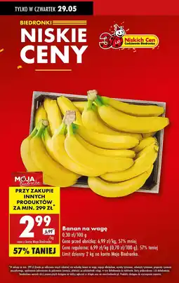 Biedronka Banany oferta
