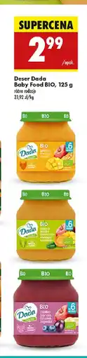 Biedronka Jabłko-słodki ziemniak-mango-szpinak bio Dada baby food oferta