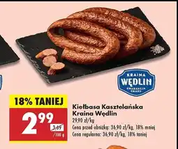Biedronka Kiełbasa kasztelańska Kraina wędlin oferta
