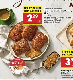Biedronka Ciastko z kremem i ciasteczkami Lotus biscoff oferta