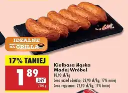Biedronka Kiełbasa śląska Madej & wróbel oferta