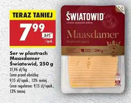 Biedronka Ser maasdamer dojrzewający Światowid oferta