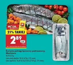 Biedronka Pstrąg tęczowy patroszony Marinero oferta