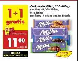 Biedronka Czekolada whole hazelnuts Milka mmmax oferta