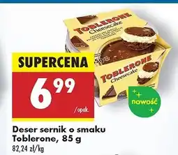 Biedronka Deser sernik Toblerone oferta