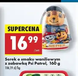 Biedronka Serek o smaku waniliowym psi patrol oferta