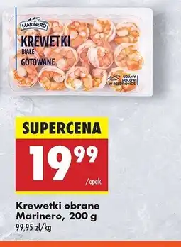 Biedronka Krewetki całe gotowane Marinero oferta