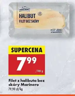 Biedronka Halibut filet bez skóry Marinero oferta